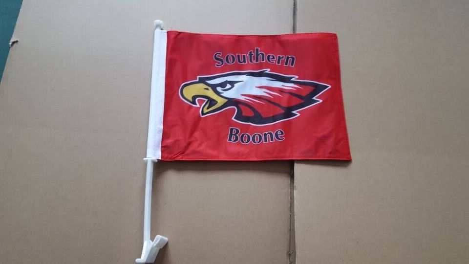 strong car flags at high speed