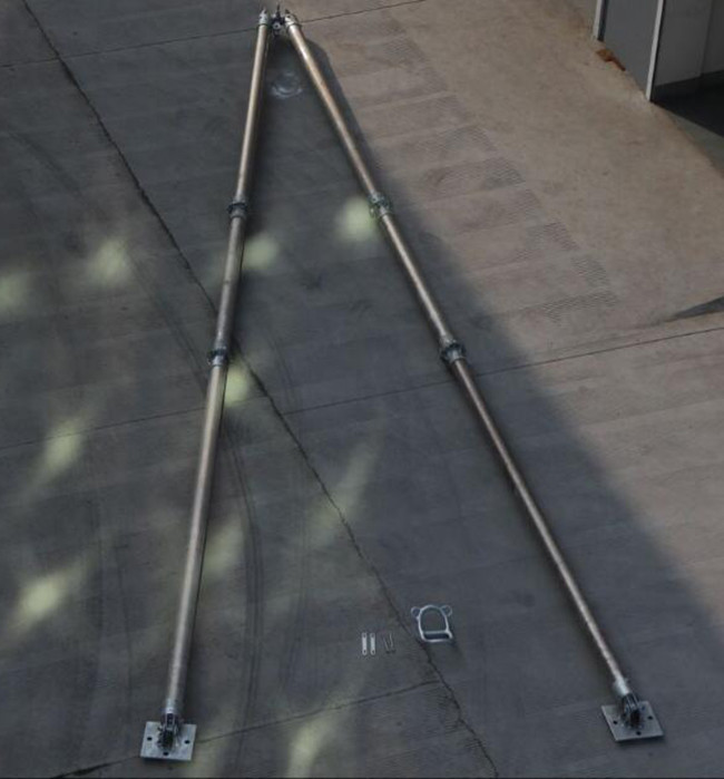 Aluminum Alloy Transmission Line Stringing Tools A - Shape Lattice Gin Pole