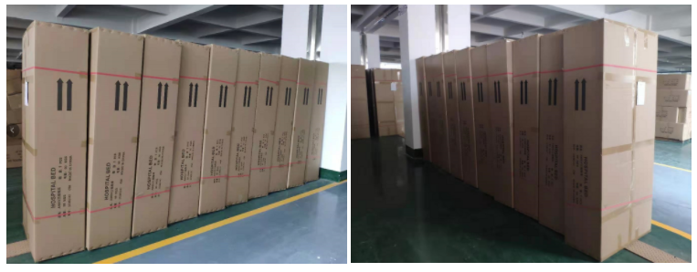 Flat Hospital Beds 2 Function Manual 2 Crank Hospital Bed With Mattress Good Price For Hospital
