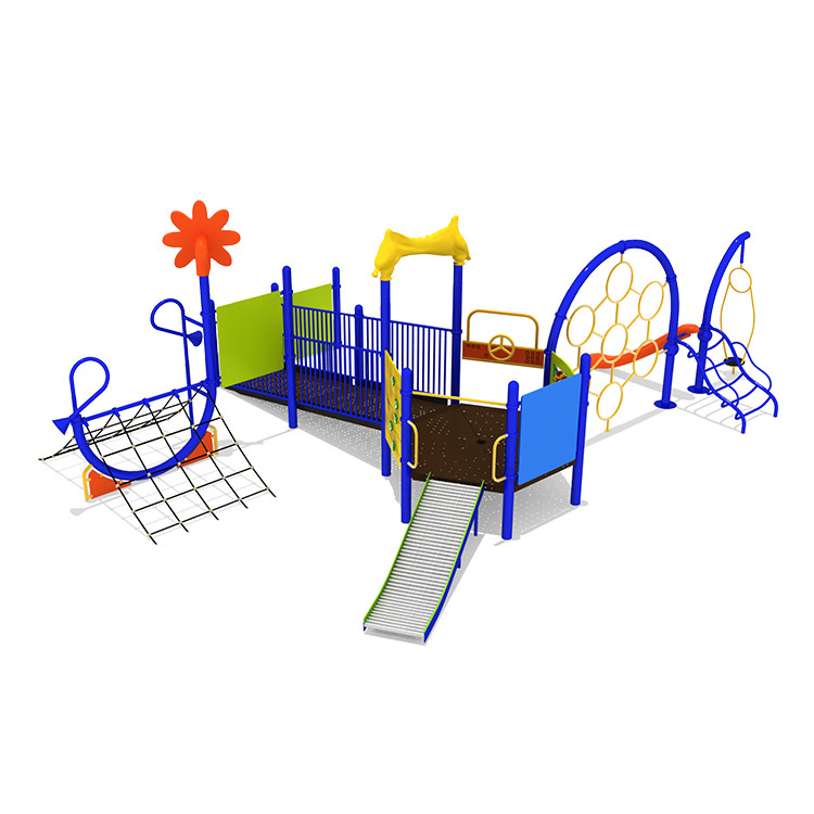 304 Stainless Steel HDPE Kids Playground Slide Commercial Use