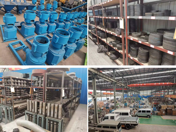 250~500kg/h roller rotate wood pellet mill biofuel straw sawdust pellet making for home heating 1 warranty