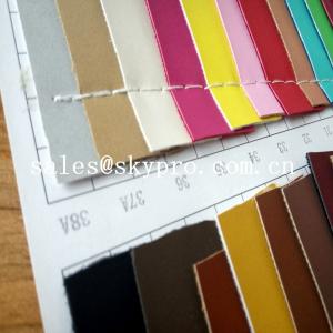 China 1mm Thick PU Synthetic Leather Wear Resistence Custom embossed PVC Leather Vinyl Fabric on sale