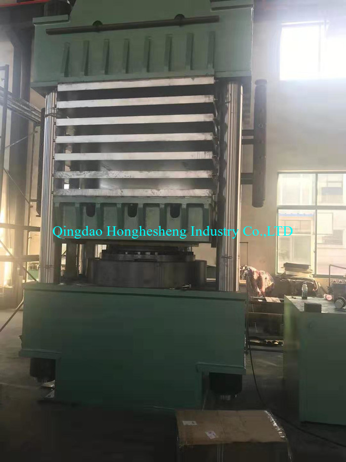 4 6 Layers Foam Rubber Sheets Vulcanizing Press EVA Mat Foaming Machine