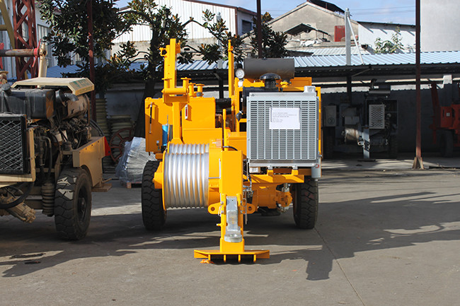 Max Diameter of Rope Reel 1400mm Power Line Stringing Hydraulic Puller Machine