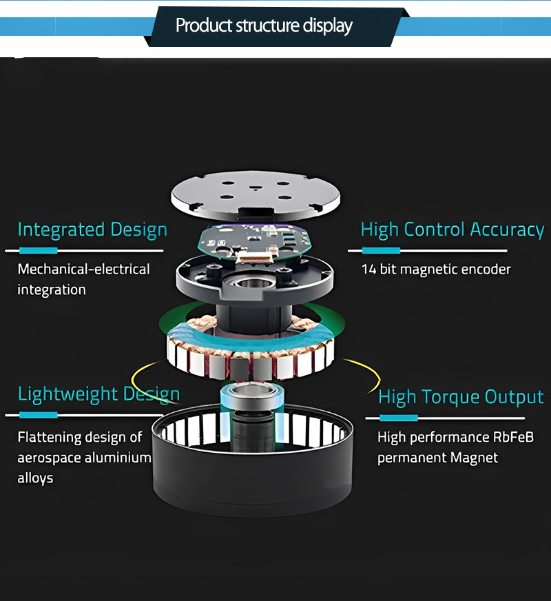 Faradyi Professional Manufacturer PM 6025 Round Motor Brushless 36V High Torque With Ten Year Production For Sweeping Robot For