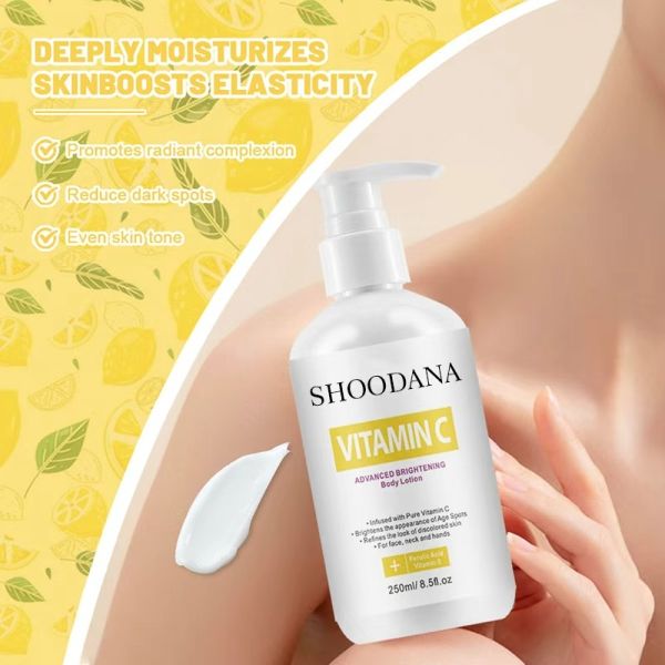 ODM OEM Body Lotion Vitamin C Skin Whitening Moisturizer OEM Skincare