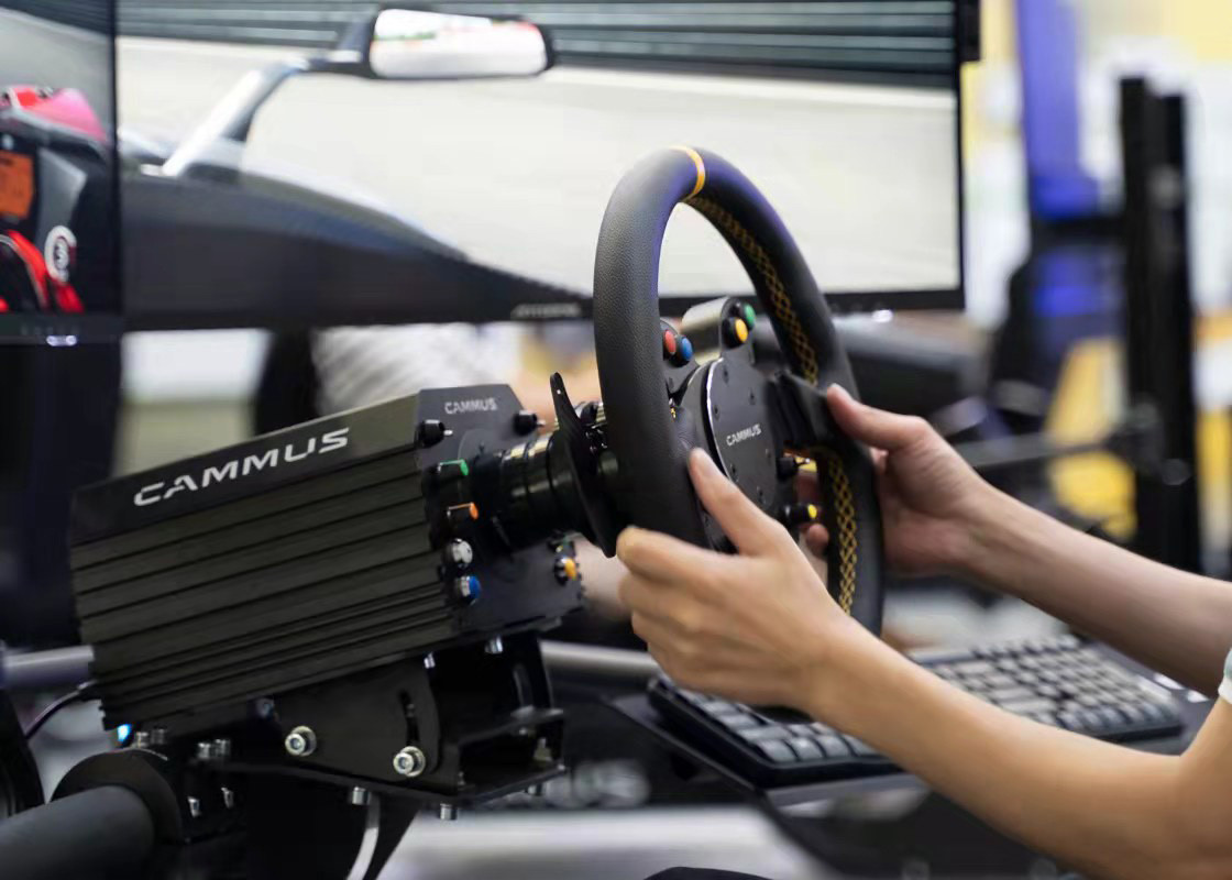 CAMMUS Servo Motor PC Game Racing Simulator With Pedals