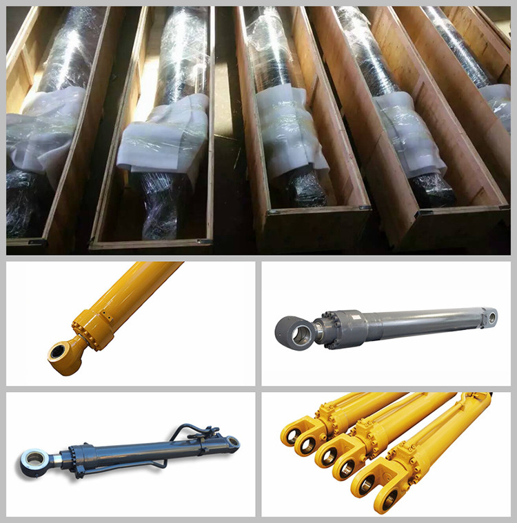 ISO Rustproof Bucket Hydraulic Cylinder Steel Excavator Hydraulic Parts