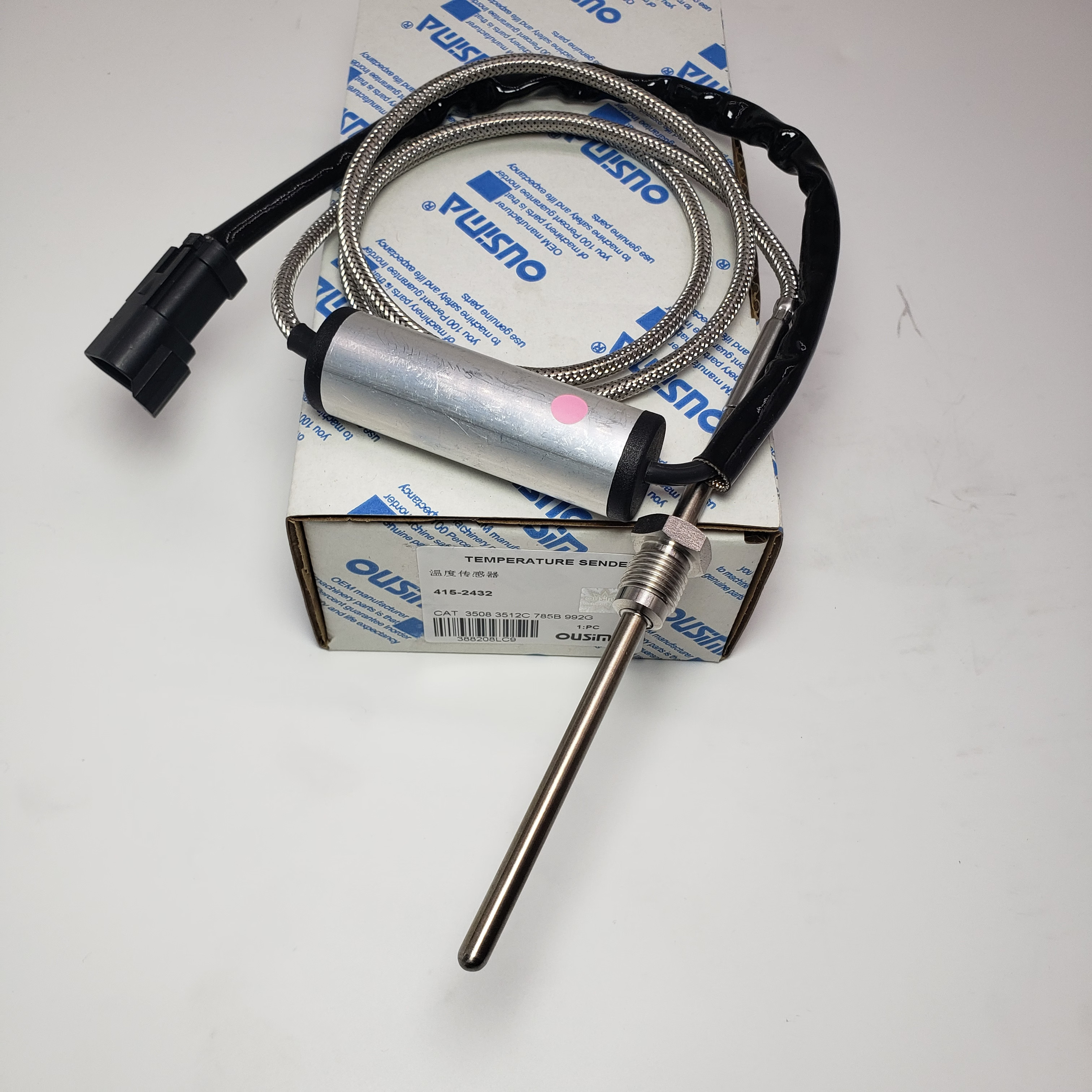 Temperature Sensor 415-2432 For CAT 3508 3512 5130B 776D 854K 992G C19 C18