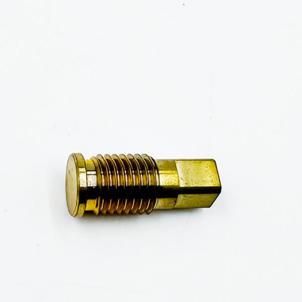 Brass CNC Turning Parts , Round Lathe Thread Cutting Tool Compound Copper Machining