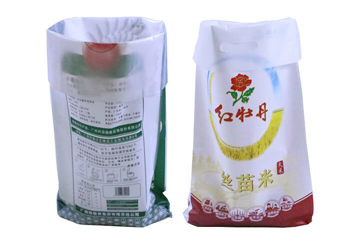 25Kg 50Kg Laminated Pp Woven Packaging Rice Bags Bopp Pp Sacks