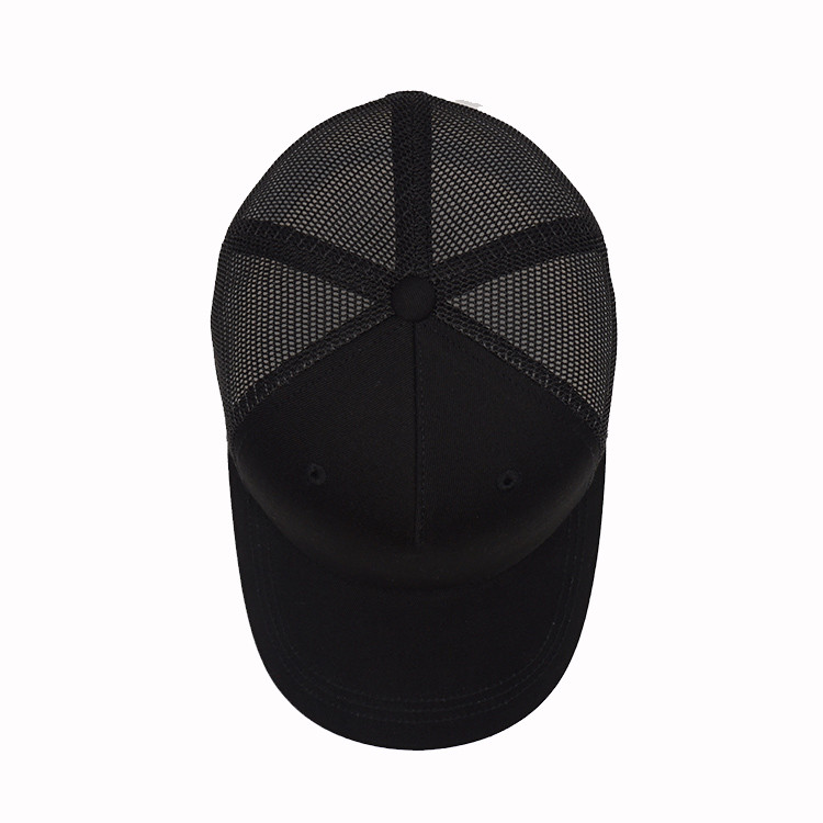 BSCI Oem Factory Wholesale Custom Logo 5 Panel Mesh Baseball Cap Classic Plain Gorras Mens Cotton Trucker Hat