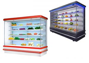 Buy cheap 4 Layers Shelf Multideck Open Chiller Wine Beverage Vegetable Cooler product