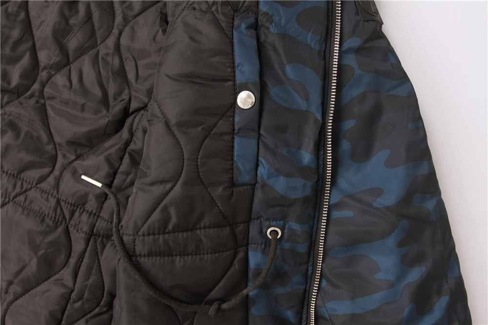 Men's Heavy coats, Men's Heavy jacket, Camo Print, Metal Zipper