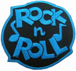 China ROCK And ROLL Hook And Loop twill Embroidery Patches PMS on sale
