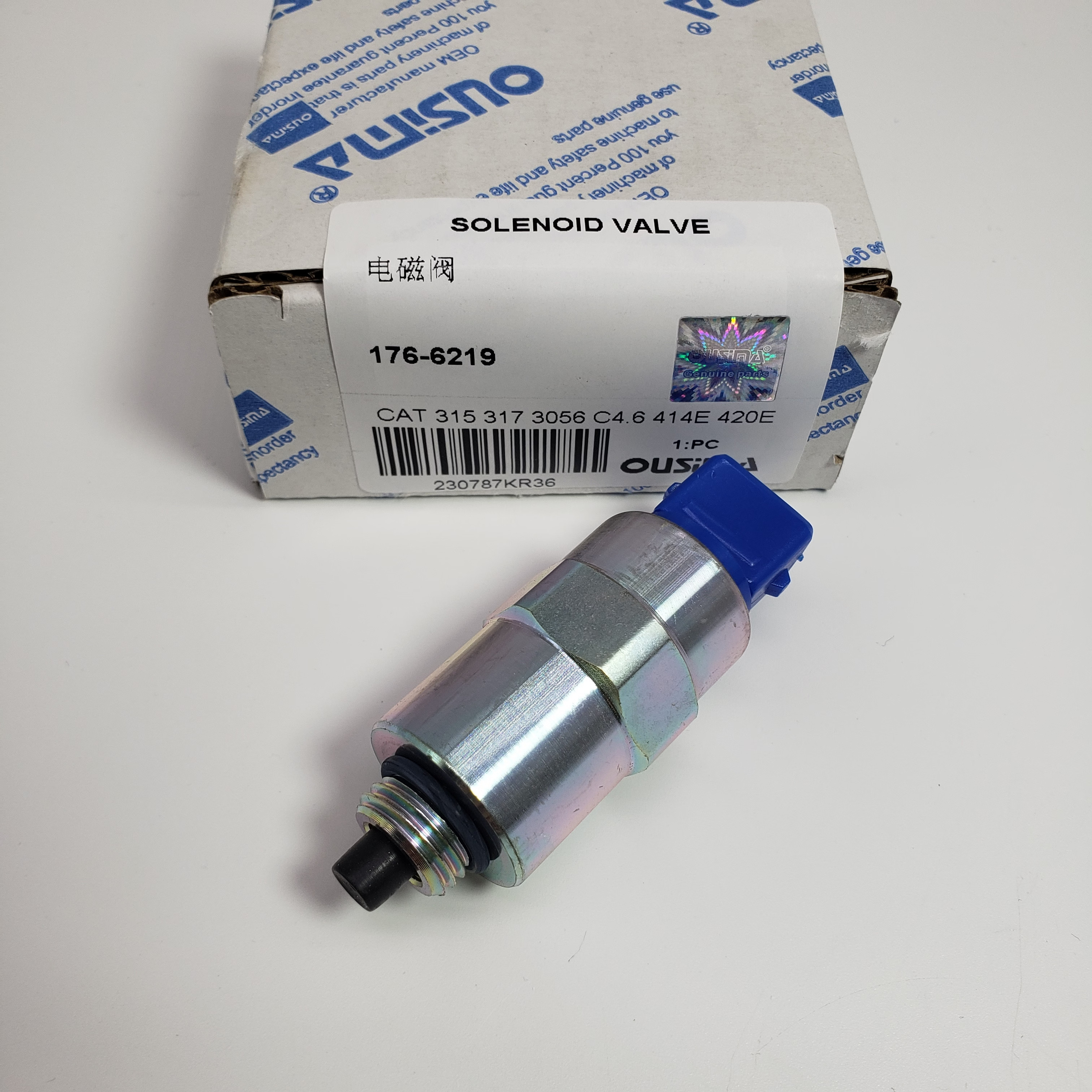 Solenoid Valve 176-6219 For CAT 3054 414E 428D 430D 442E