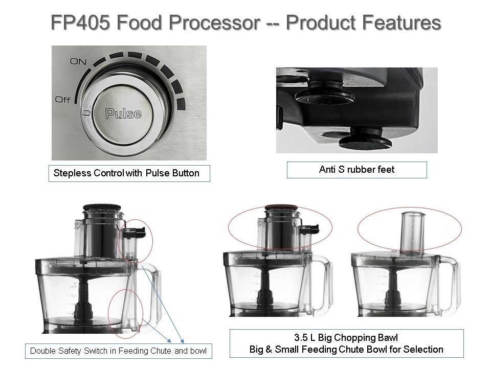 Food Preparation Robot Stainless Steel Food Processor