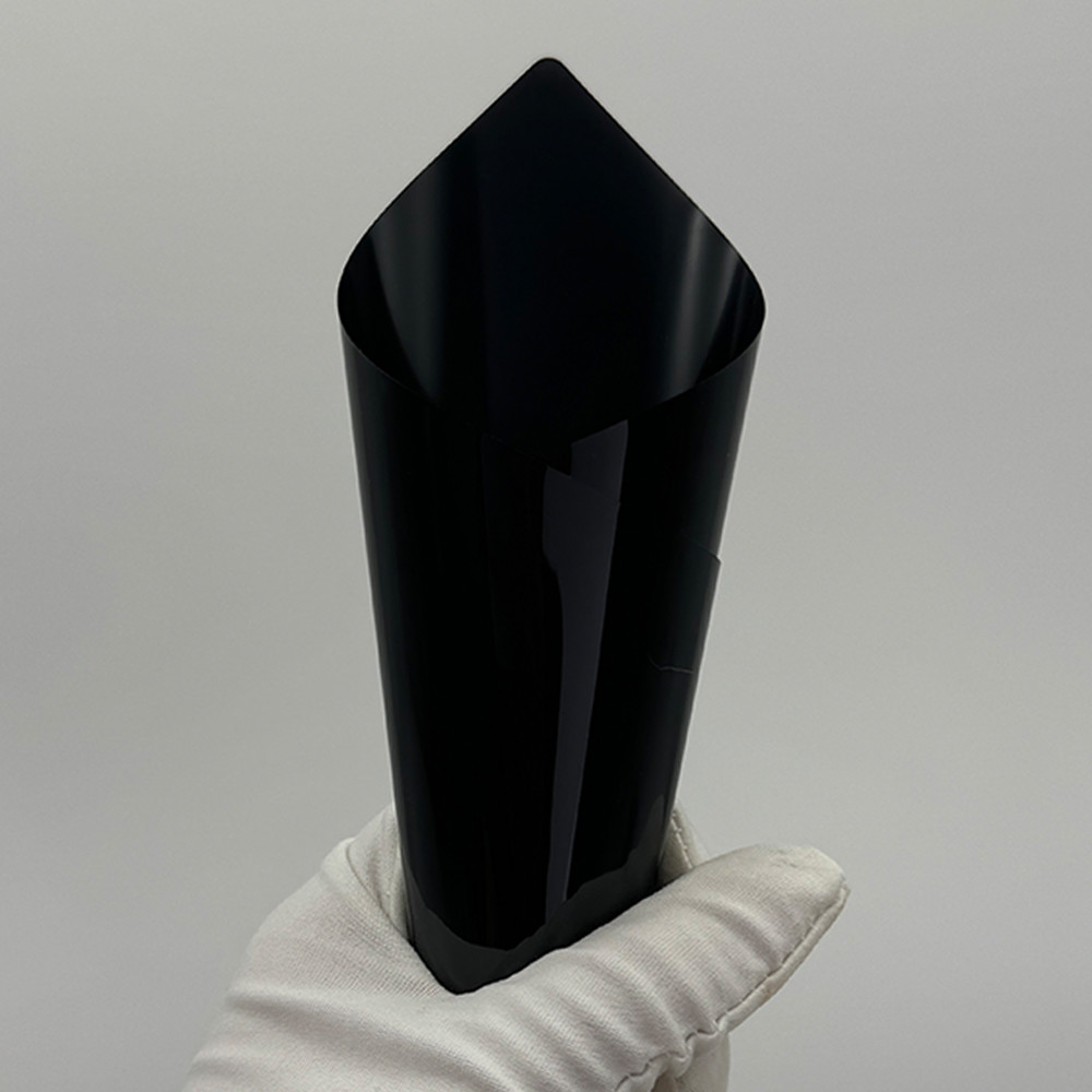 Deep Black Office Building Window Tinting UV Rejection Skin Care Building Tinted Film