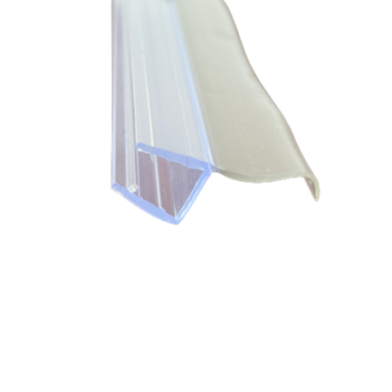 2.2m PVC Transparent Sealing Strip for Modern Design Style Shower Sliding Glass Door