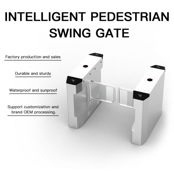Full-Automatic Pedestrian Channel Fast Swing Gate with Face Recognition Support (OEM/ODM Available)