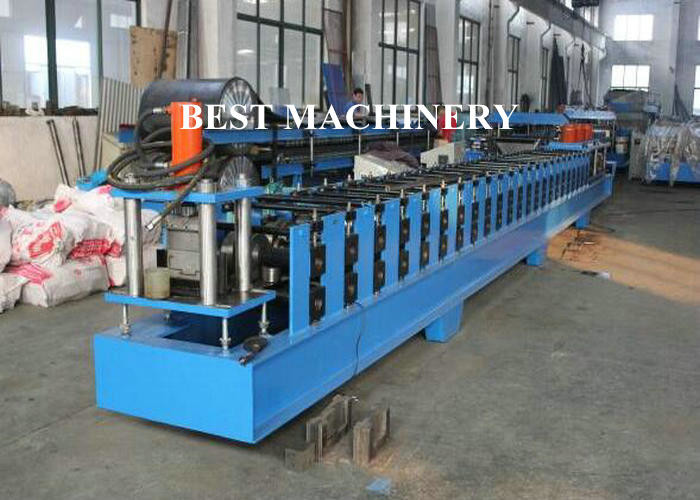 Steel Rolling Shutter Door Guide rail Roll Forming Machine 3 Phase With 3kw Motor Power