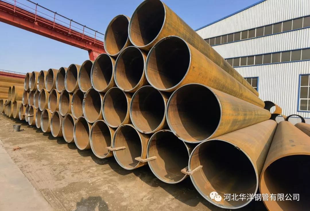 Oil Pipeline API 5L ASTM A106 A53 X80 Welded Steel Pipe ERW / LSAW