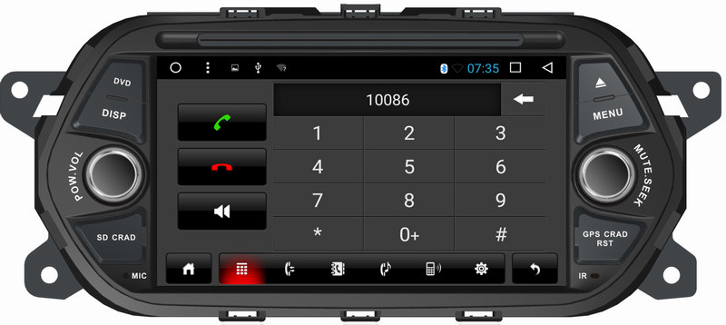 Ouchuangbo car radio android 6.0 for Fiat Egea with DDR3 2GB digital screen MIC steering wheel control