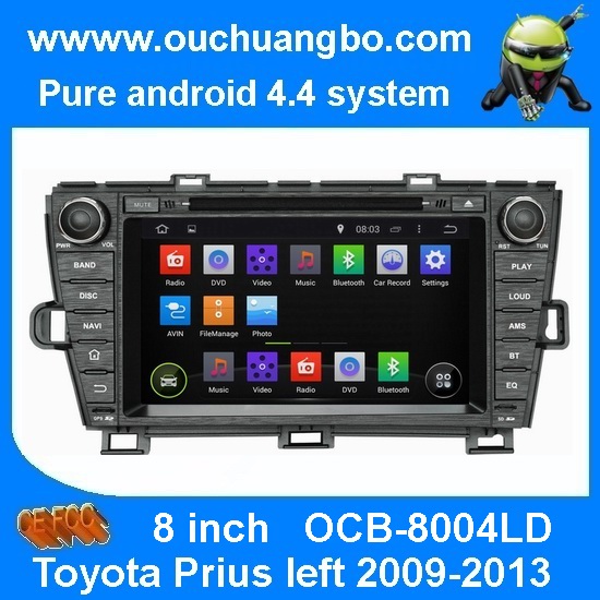 Ouchuangbo Car Radio GPS Navi for Toyota Prius 2009-2013 (Left) Android 4.4 System iPod SD
