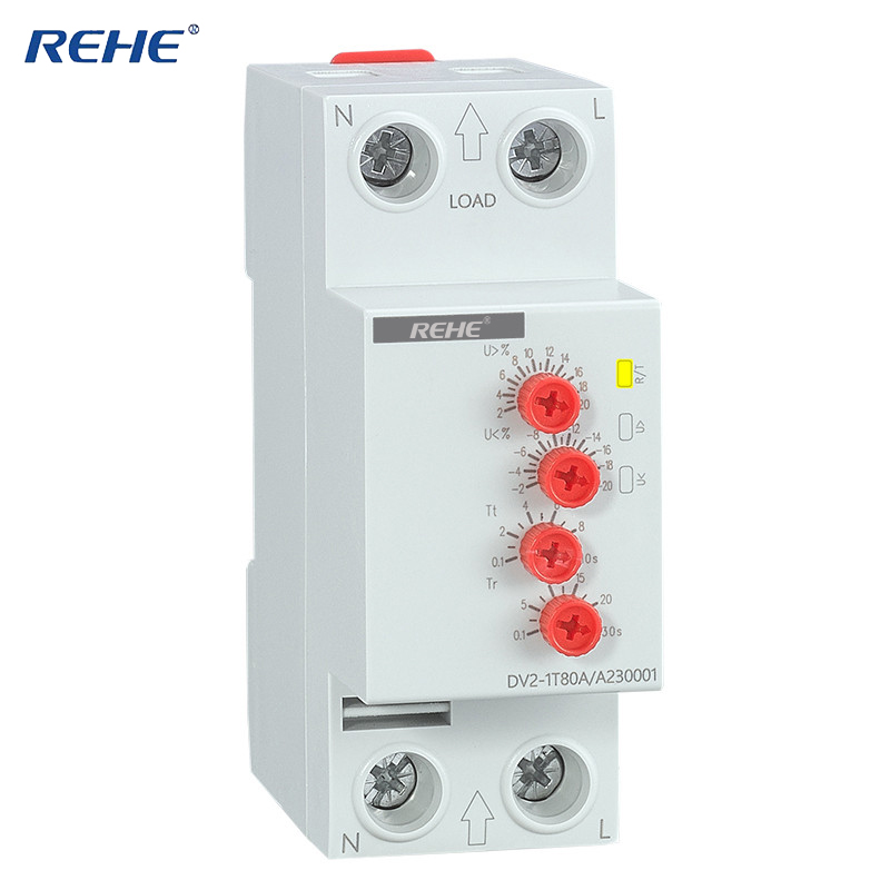 DV2-1T80A Single Phase Intelligent Auto Reset Voltage Device Protector