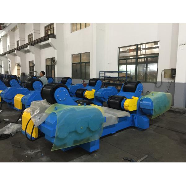 Steel Pipe Welding Rotator Design Self Aligning Rubber Roller 120 Ton