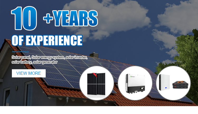 Warehouse N Type Solar Panel High Efficiency PV Module Getting Energy System