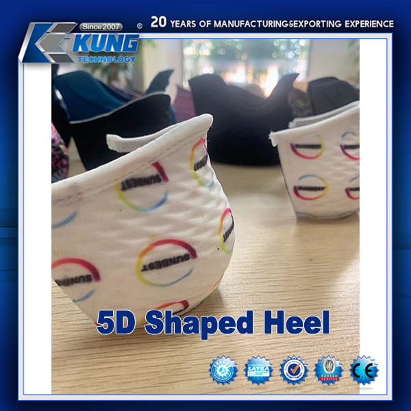 5D Shaped Running Shoe Heel , Multipurpose Plastic Shoe Decorations