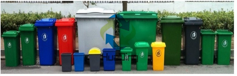 Best Selling 120L garbage bin waste residential use 2 Wheels Plastic waste bin for garden wastebin