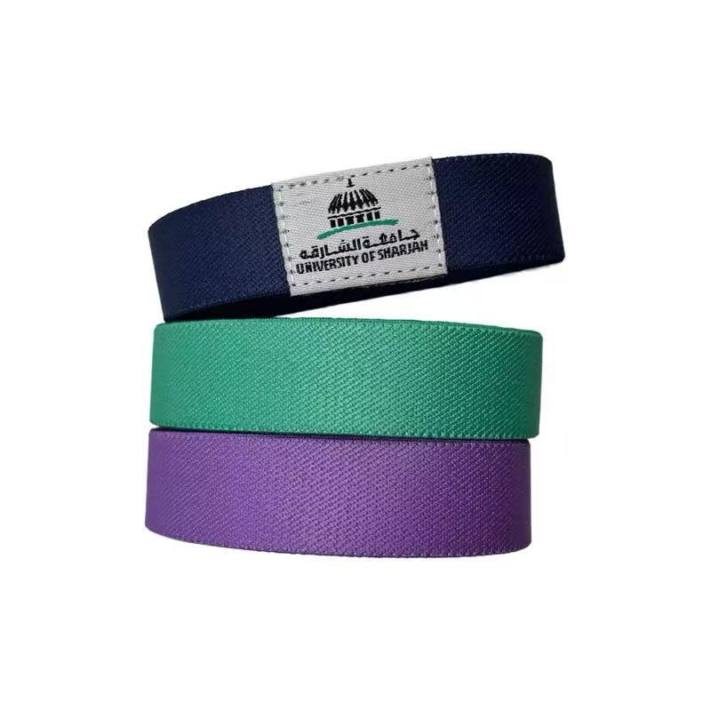 Elastic Polyester Reusable RFID Bracelet Wristband Customized Fabric NFC Sports Wristband