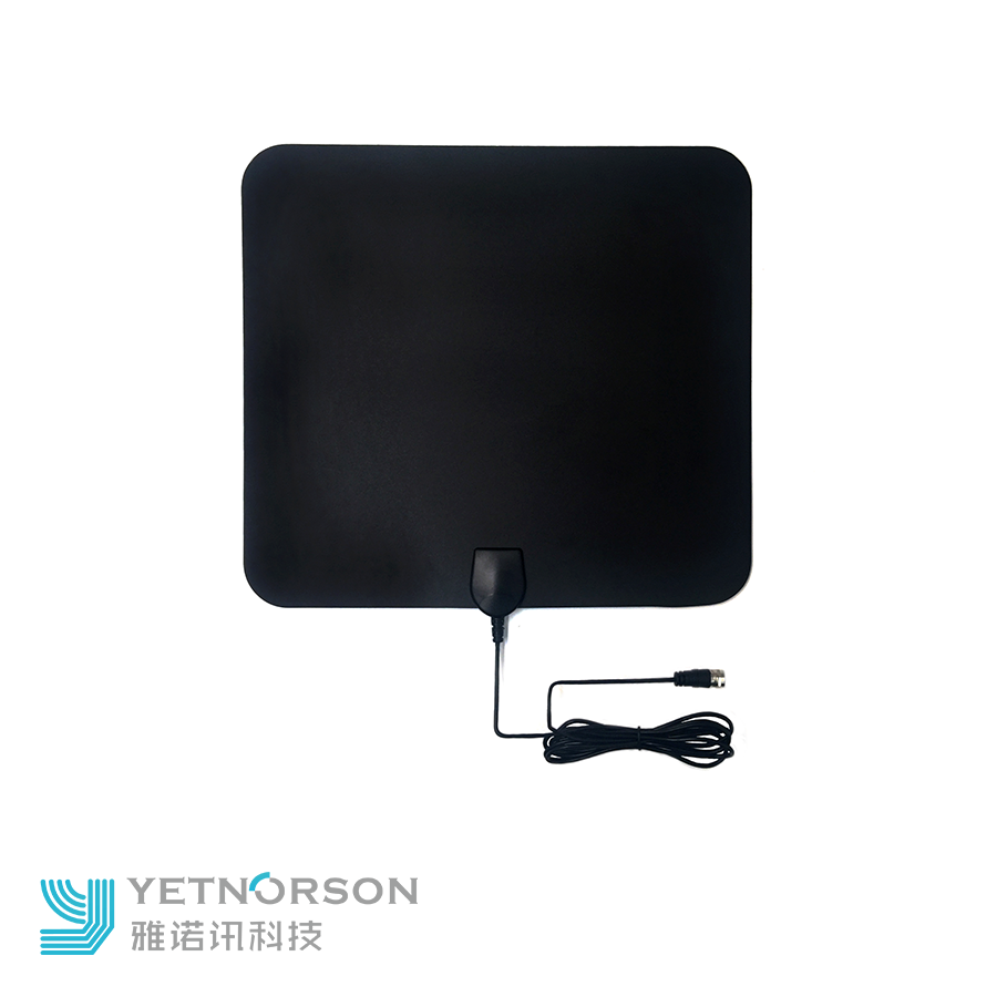 Indoor Window Paste Style Free Channel HD Antenna Digital TV Antena with V.S.W.R ≤1.5