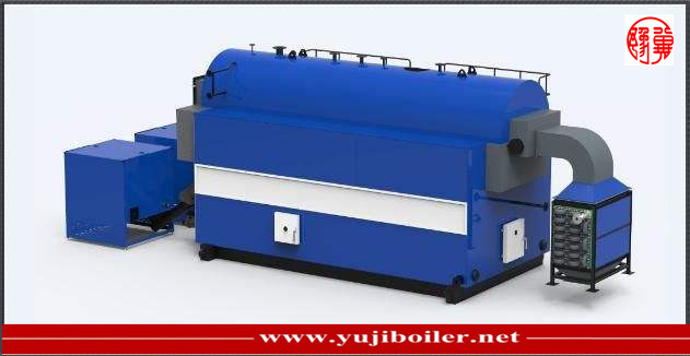 Large Space Gas Fired Steam Boiler Long Service Life Double Drum High Load Capacity