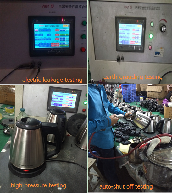 Food Grade Stainless Steel Electric Water Kettle Smooth Seamless Welding