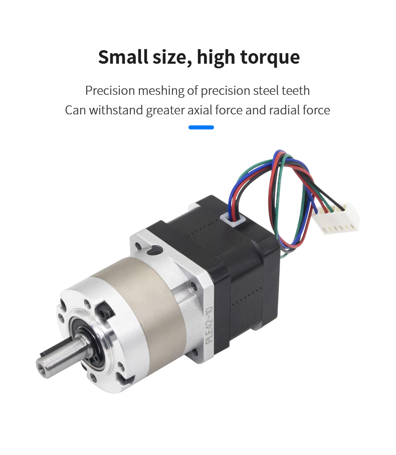 Umot Mini 42mm Stepper Motor with High Load Range of 3.0N.m-10.0N.m and Planetary Gear