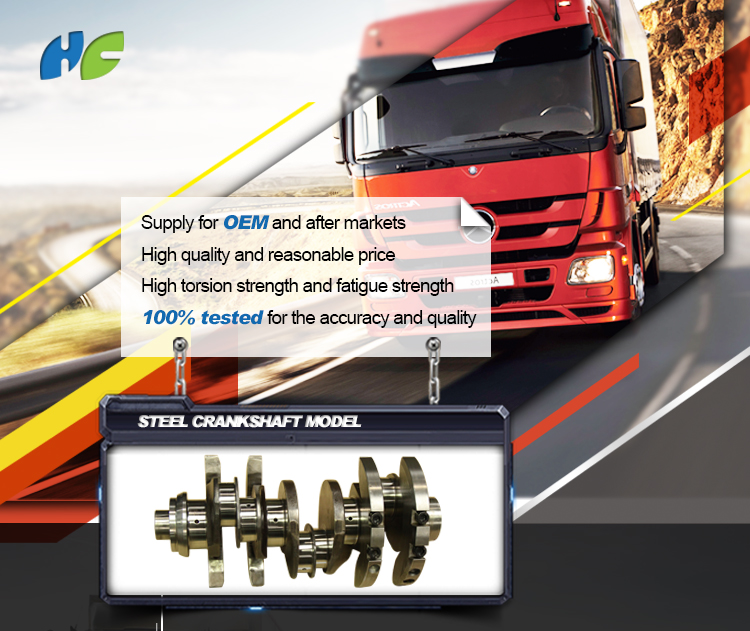 OEM factory price ISBe 2830476 forged engine crankshaft