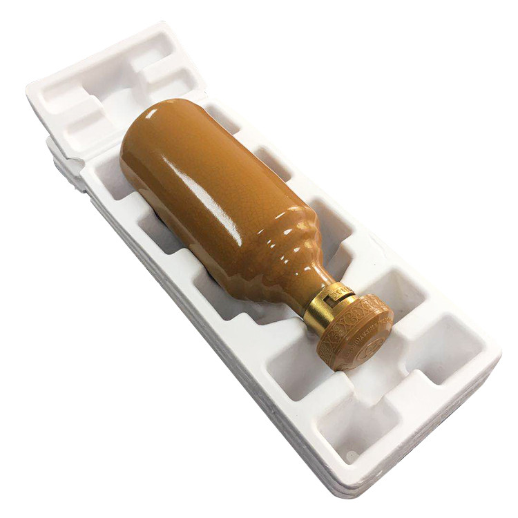 Molded Recycled Paper Tray Oilproof Biodegradable Cardboard Packaging