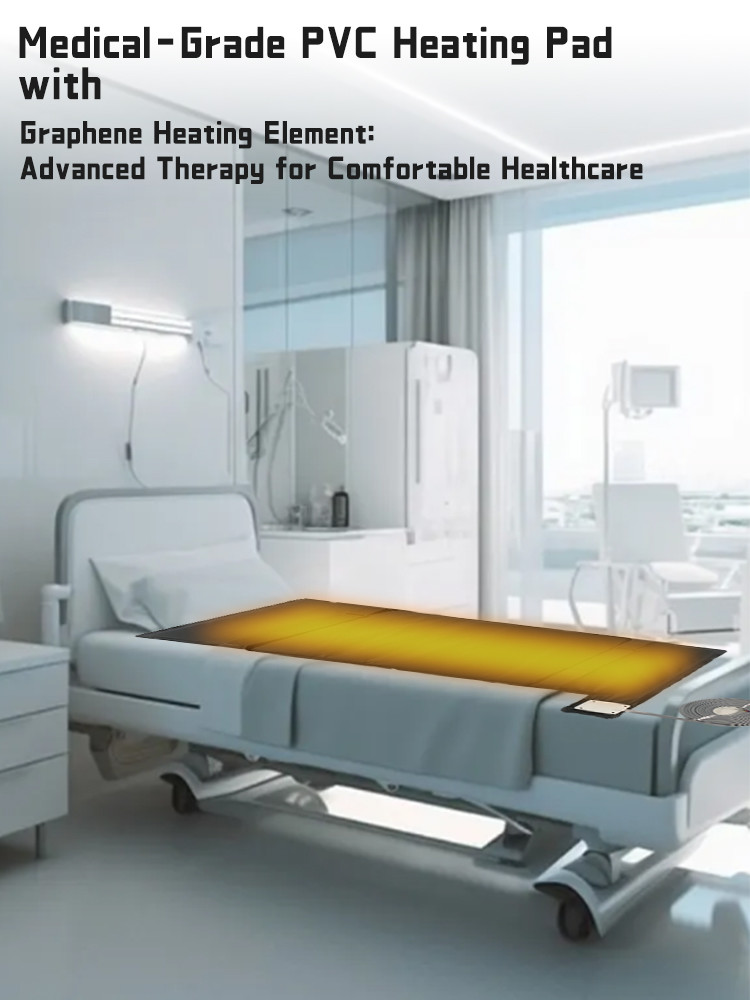 GrapheneMedicHeat Pad Medical-Grade PVC Rapid Warmth Relax Muscles Accelerate Recovery