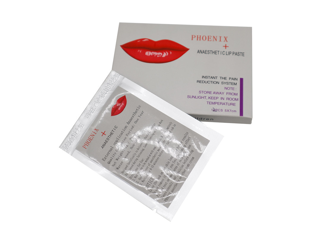 Numbing Tattoo Topical Anesthetic Pain Killer Lip Patch 12g/pc