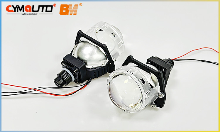 High Light 3 Cores Bi Xenon Projectors Lens For Car Retrofit