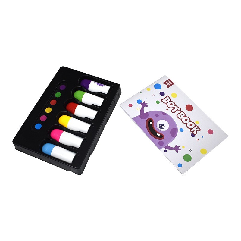 Children Drawing Kids Art Set Water Color Dot Painting Set With Dot Book