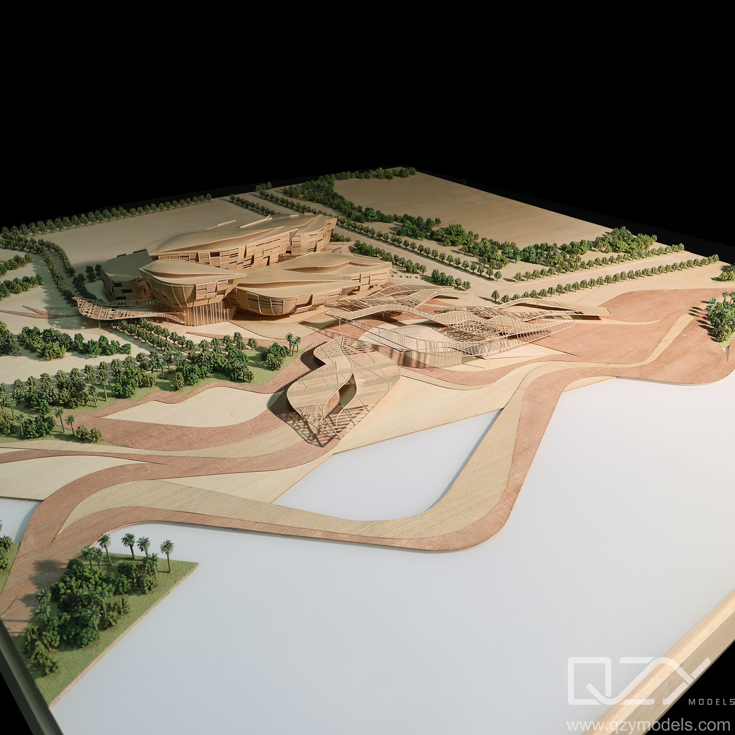 EMBT 1/500 Scale Miniature Architectural Models Shenzhen Ocean Museum
