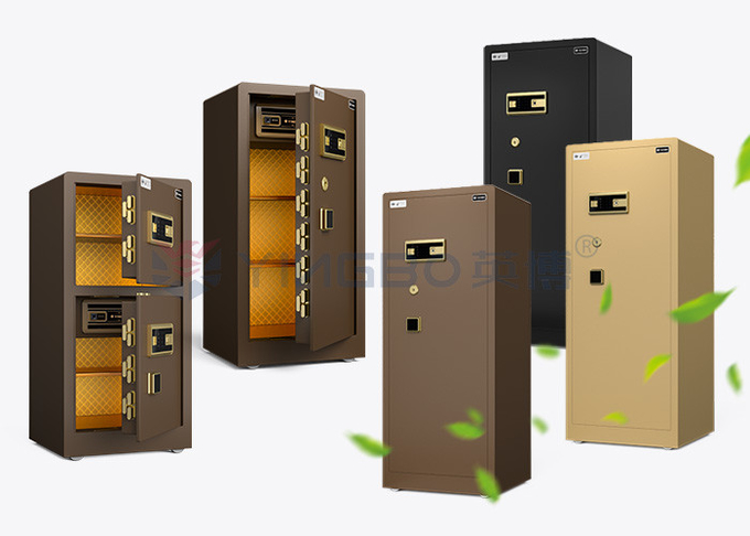 Dual Alarm Large Solid Steel High End Home Safes 120kg For Security YB/RS-150