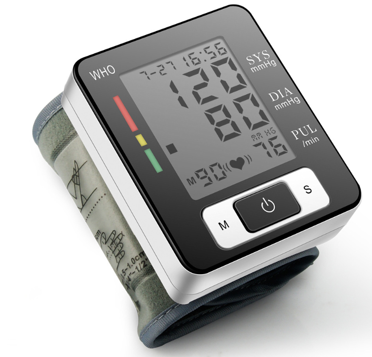 MS15 Home Wrist Type Fully Automatic English Electronic Blood Pressure Monitor