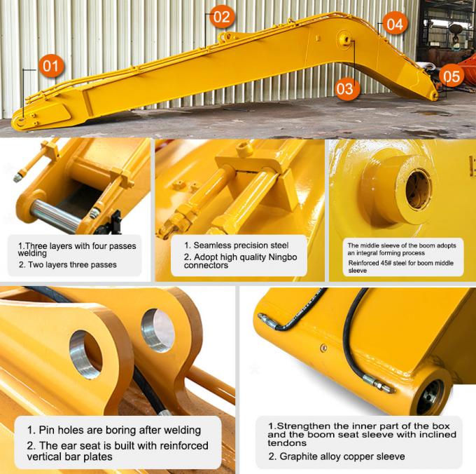 18M Long Reach Stick long boom long arm for EXCAVATOR , Cat 320D Excavator Boom Arm for sale