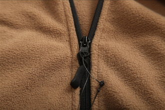 Custom Winter Mens Polar Fleece Jacket With Hood 100% Polyester Windproof