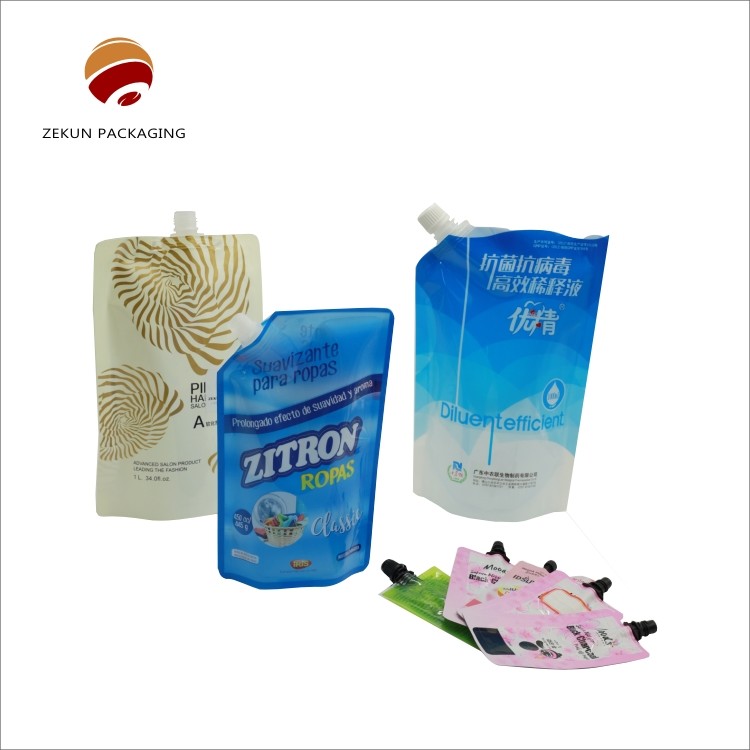 Durable Liquid Juice Disinfectant Spout Pouch Up To 10 Colors Size Optional